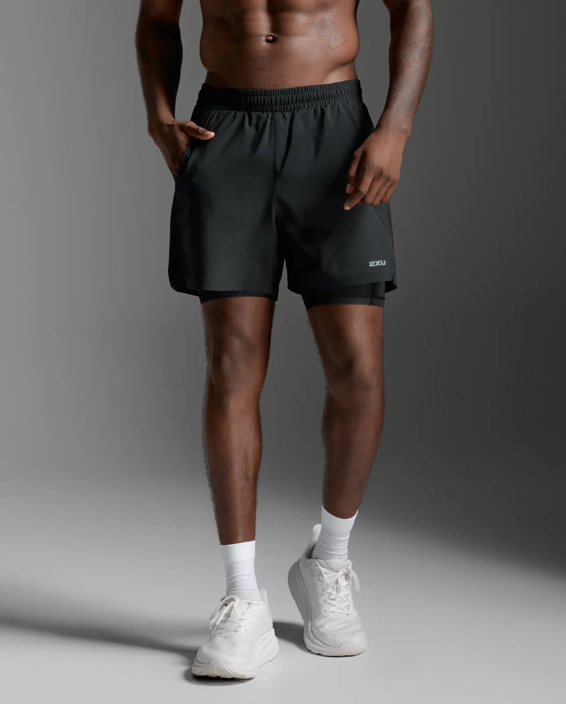 2XU Aero Mesh 2 - in - 1 5 Inch shorts Men's - Run Trails