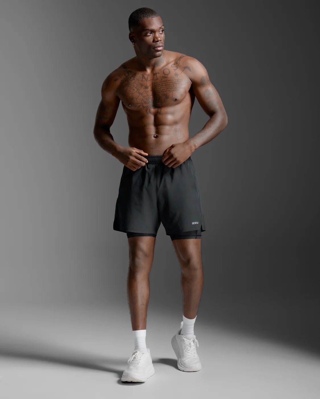 2XU Aero Mesh 2 - in - 1 5 Inch shorts Men's - Run Trails