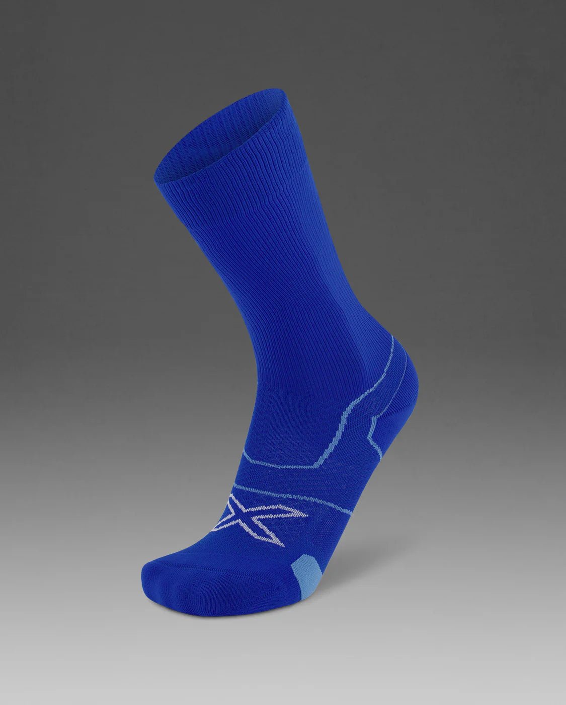 2XU Cushion Crew Sock - Run Trails