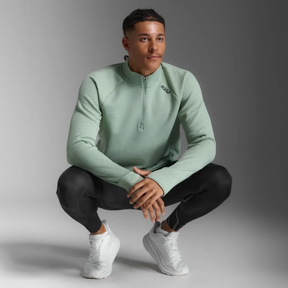 2XU Ignition Hyper - Haptic 1/4 Zip Men's - Run Trails