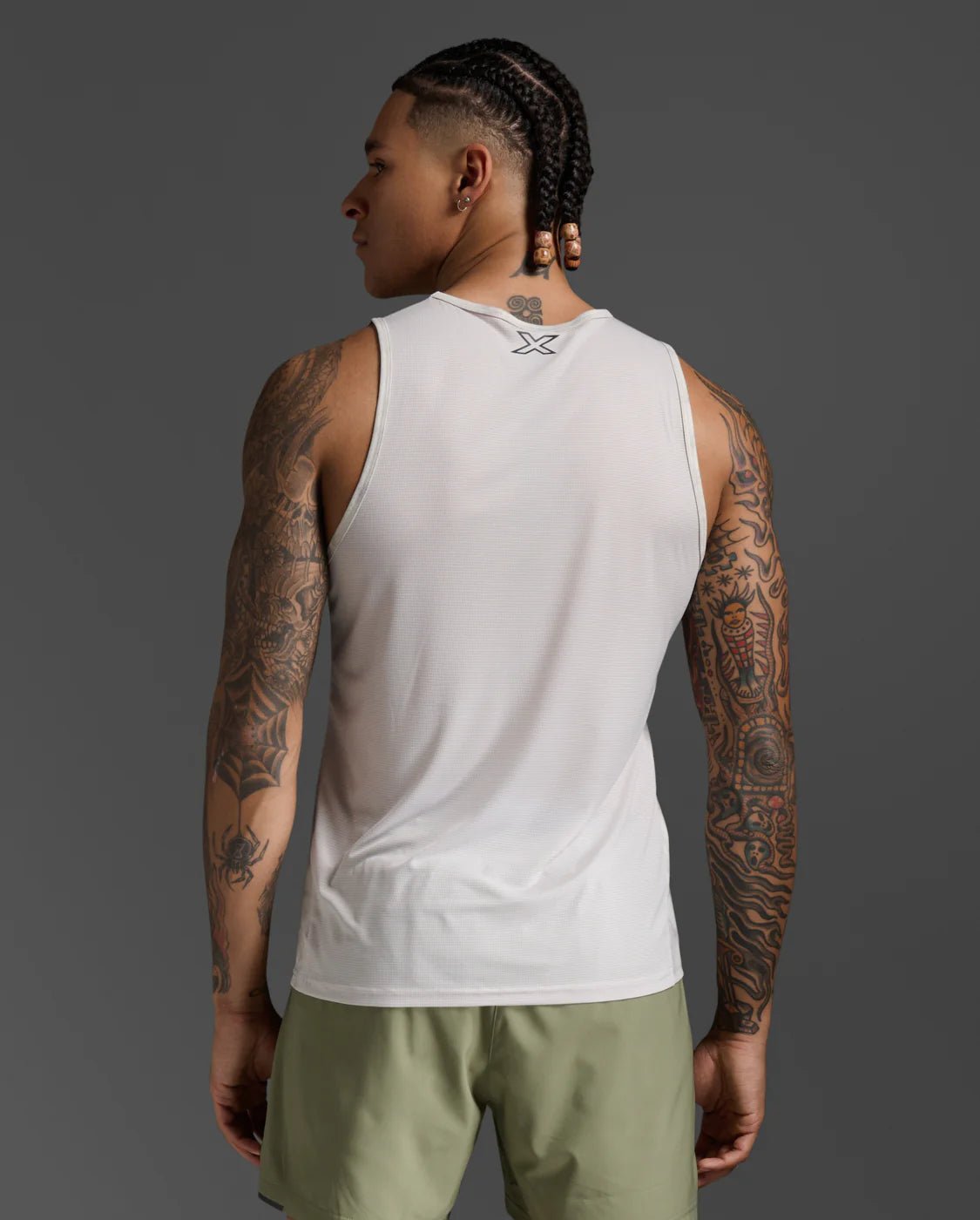 2XU Men's Aero Tank - Run Trails