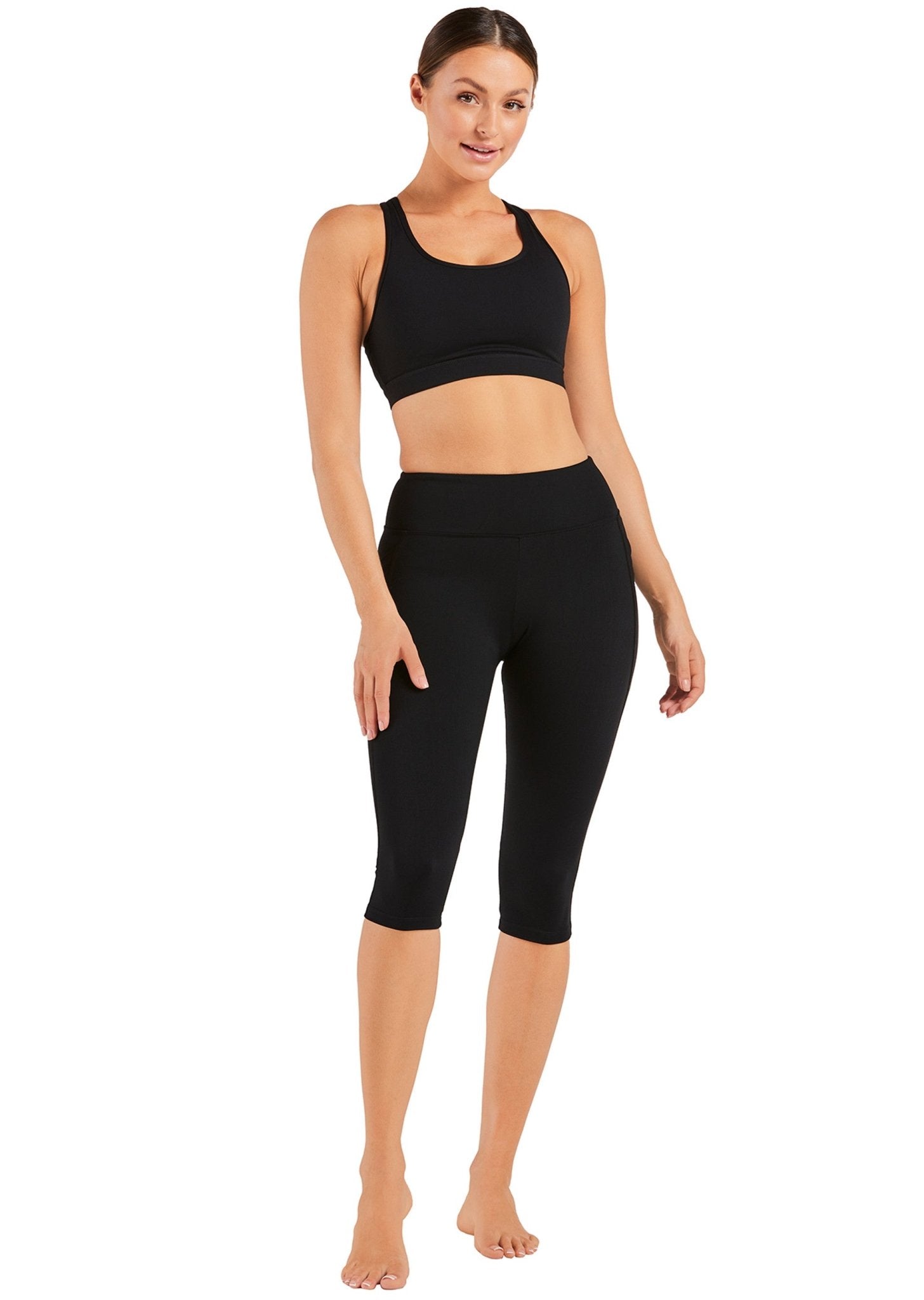 ABI AND JOSEPH BELLA DUAL POCKET ¾ LEGGING - Run Trails