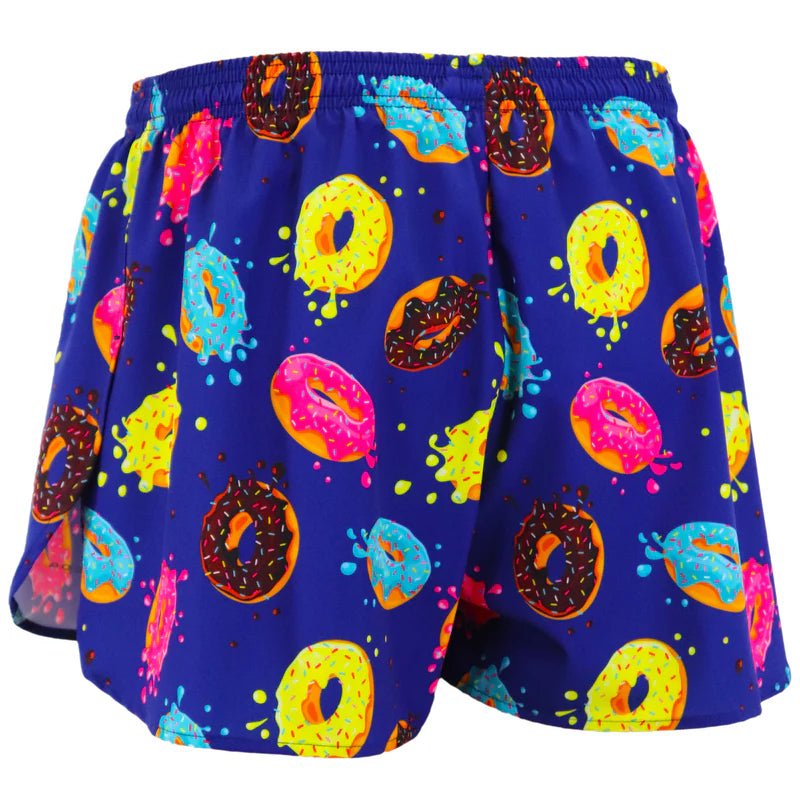 BOA Men's Printed 3" Half Split Shorts - Donut - Run Trails