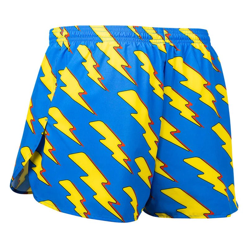 BOA Men's Printed 3" Half Split Shorts - Lightning - Run Trails