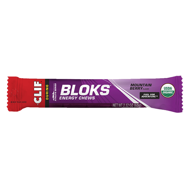 CLIF BLOKS ENERGY CHEWS - Mountain Berry - Run Trails