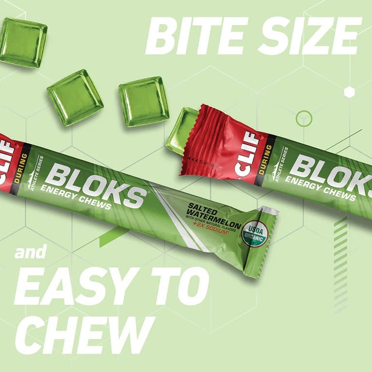 CLIF BLOKS ENERGY CHEWS - Salted Watermelon - Run Trails
