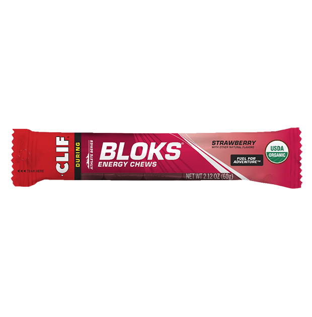 CLIF BLOKS ENERGY CHEWS - Strawberry - Run Trails
