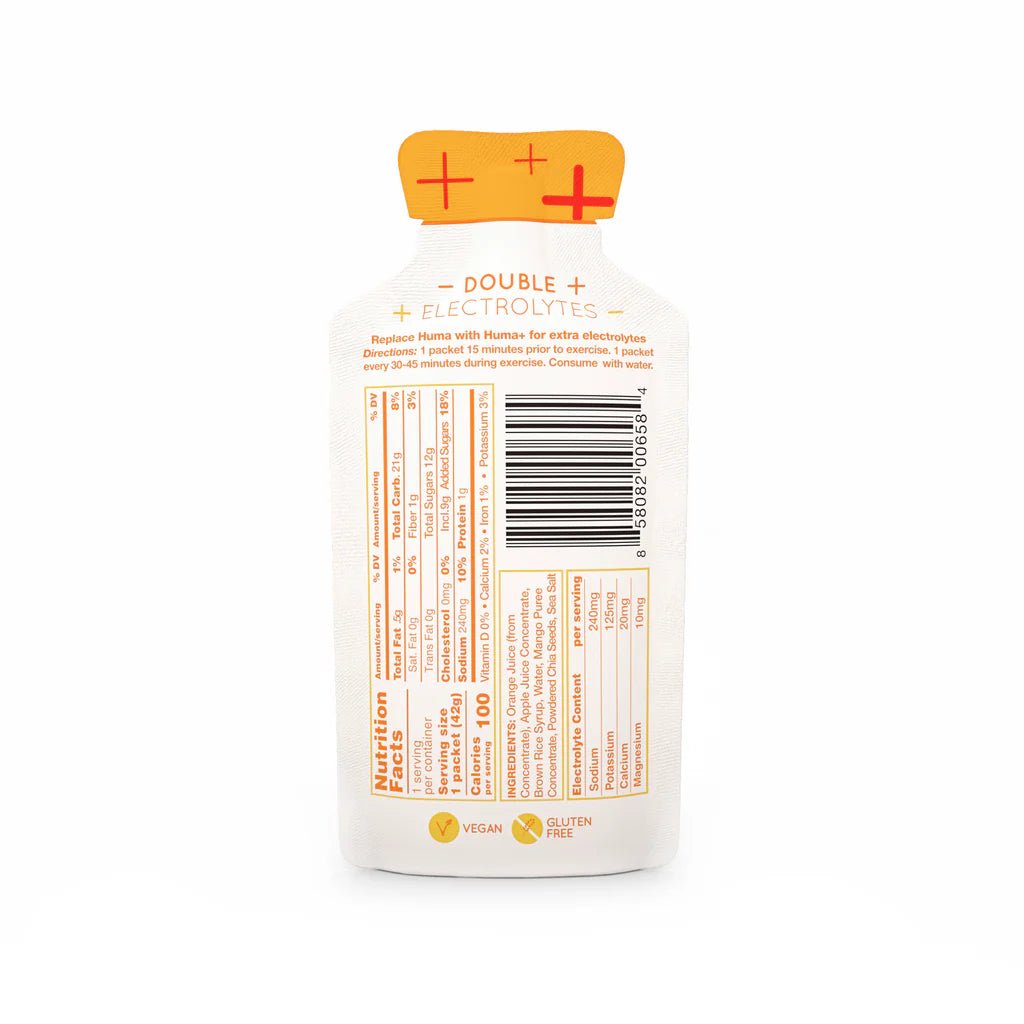 Huma Gel Plus - Oranges & Mangoes - Run Trails