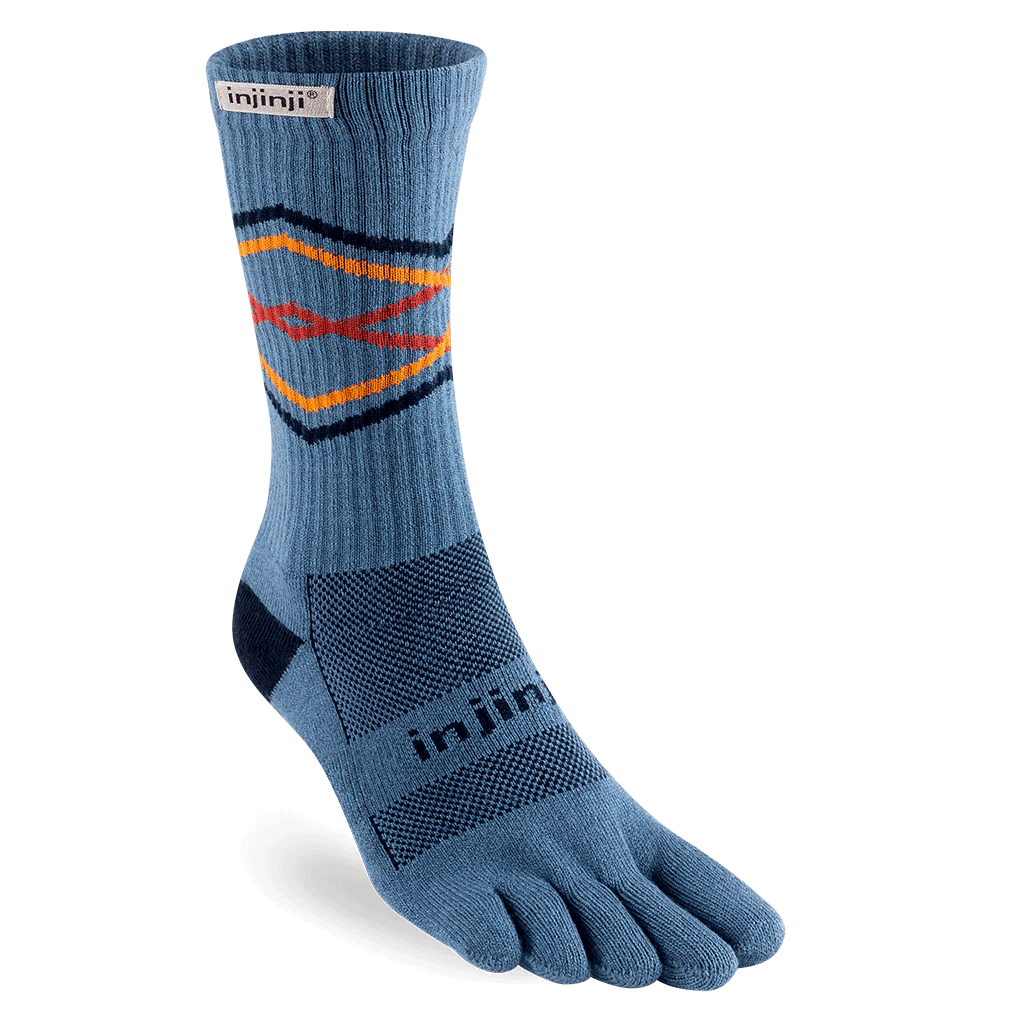 Injinji TRAIL Midweight Crew Running Socks - Run Trails
