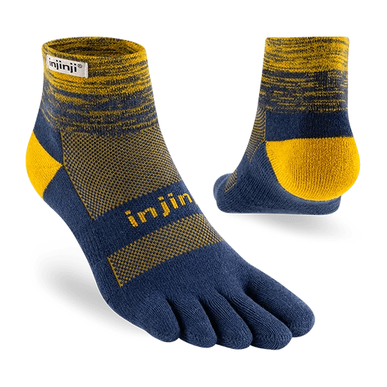 Injinji TRAIL Midweight Mini - Crew Running Socks - Run Trails