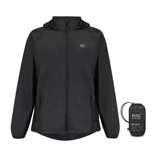 MAC IN A SAC Origin 2 Packable Jacket (black) - Run Trails