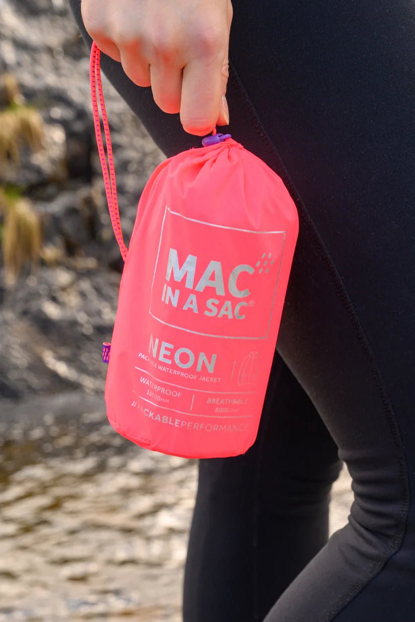 MAC IN A SAC Origin 2 Packable Jacket (Neon Watermelon) - Run Trails