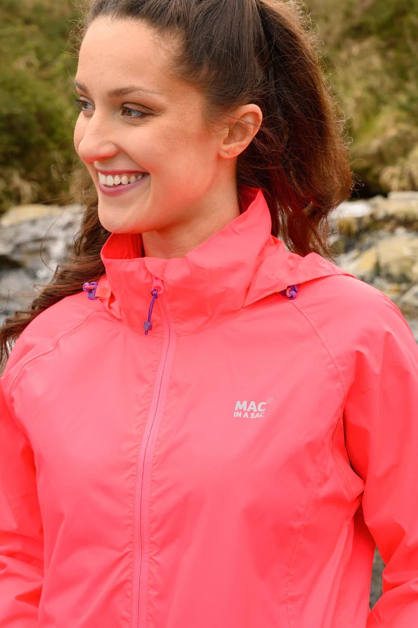 MAC IN A SAC Origin 2 Packable Jacket (Neon Watermelon) - Run Trails