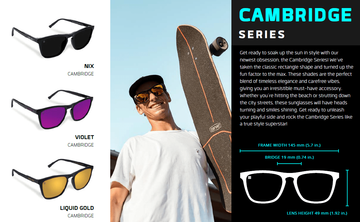 Neven Sunglasses | Cambridge | Canova - Run Trails