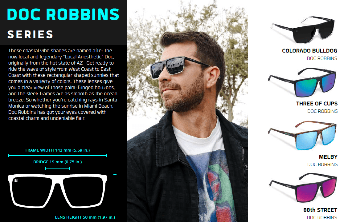 Neven Sunglasses | Doc Robbins | Melby - Run Trails