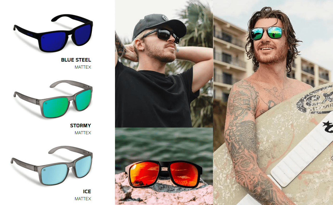 Neven Sunglasses | MATTEX | Ice - Run Trails