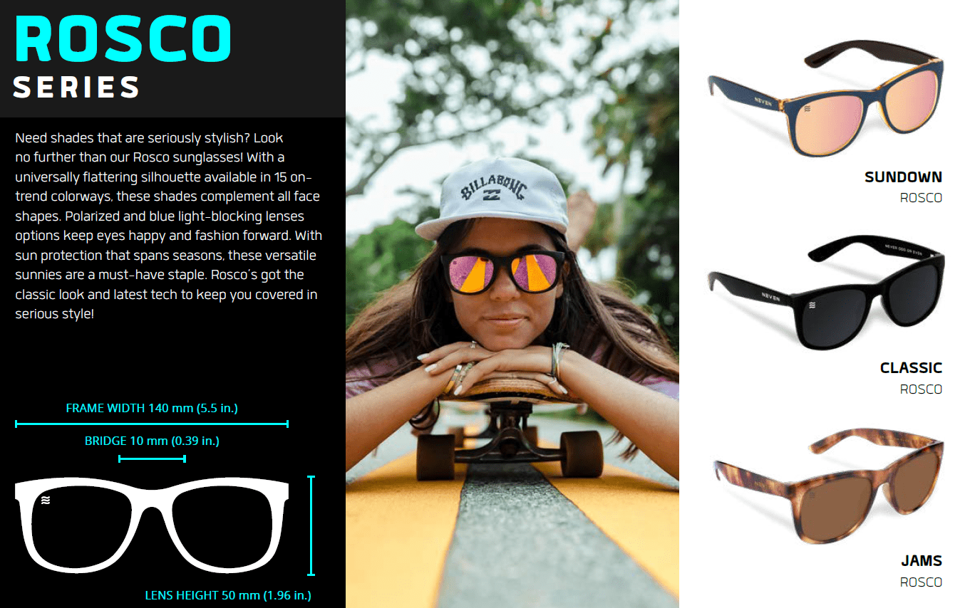 Neven Sunglasses | ROSCO | Secrets - Run Trails