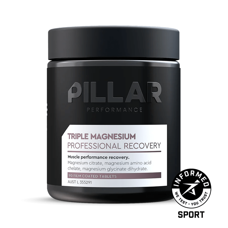 Pillar Performance Triple Magnesium Professional Recovery 90 Tablets - Run Trails