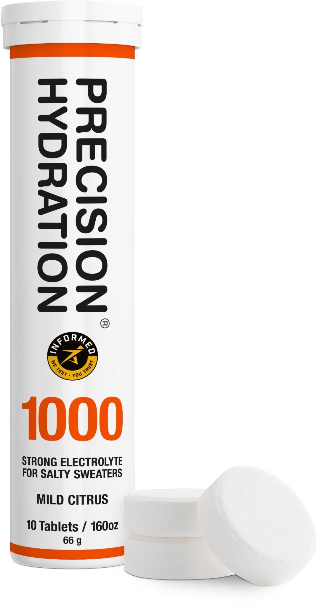 Precision Hydration PH 1000 Tablets Tube - Run Trails