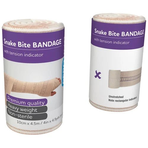 Premium Snake Bite Bandage with Indicator 10cm x 4.5m - Run Trails