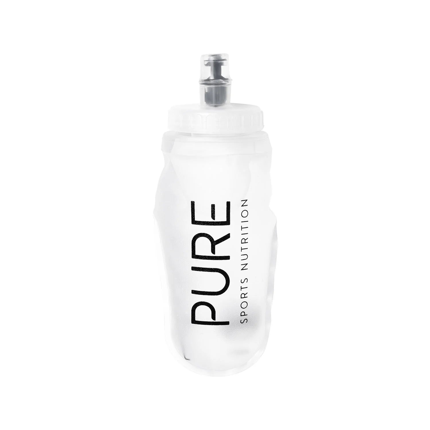 PURE Sports Nutrition Clear Soft Bottle - Flask - Run Trails