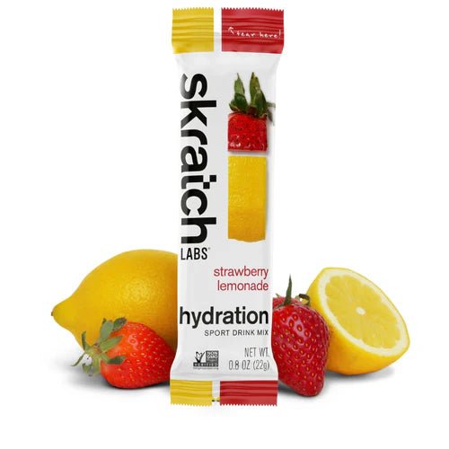 Skratch Labs Sport Hydration Drink Mix - Strawberry Lemonade 22g Sachet - Run Trails