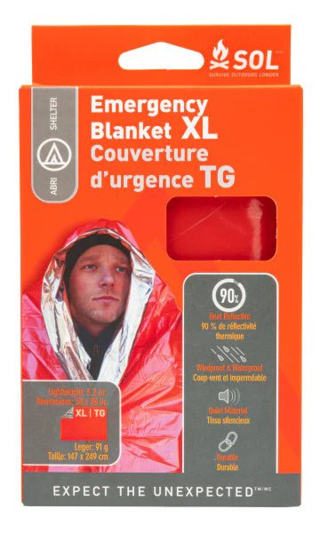 SOL Emergency Blanket XL - Run Trails