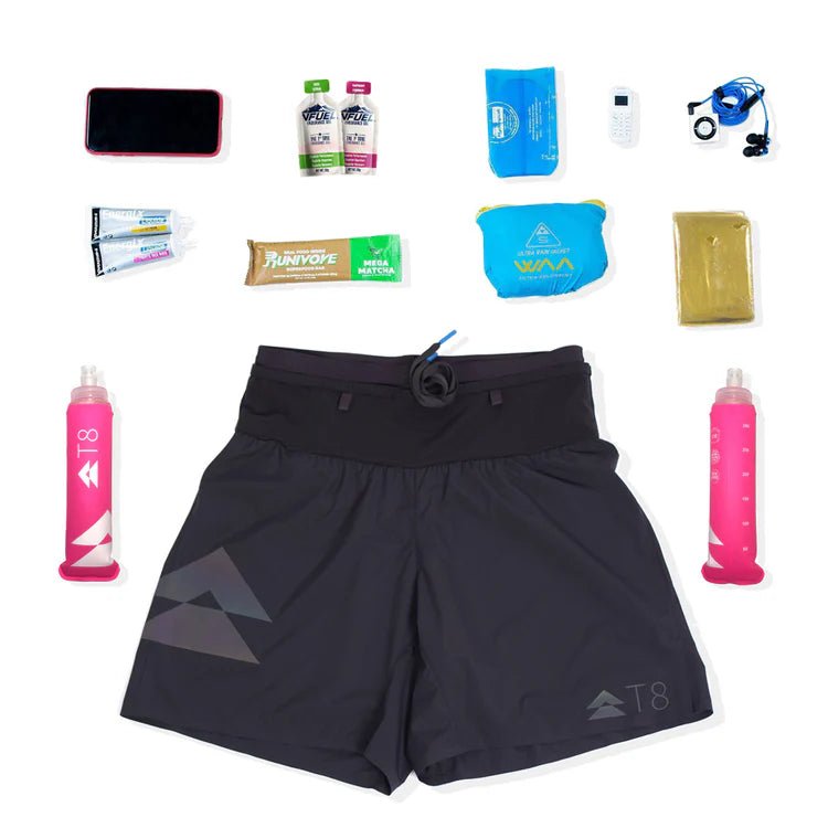 T8 Women's Sherpa Shorts - Run Trails
