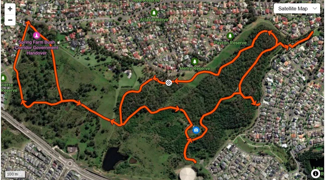 William Howe Narellan Vale 5km and 141m Elevation gain (Local Trail Runs) - Run Trails