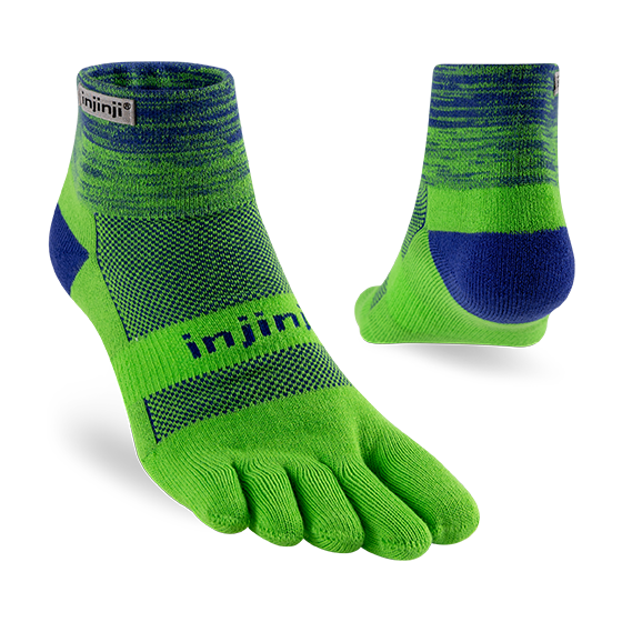 Injinji TRAIL Midweight Mini-Crew Running Socks