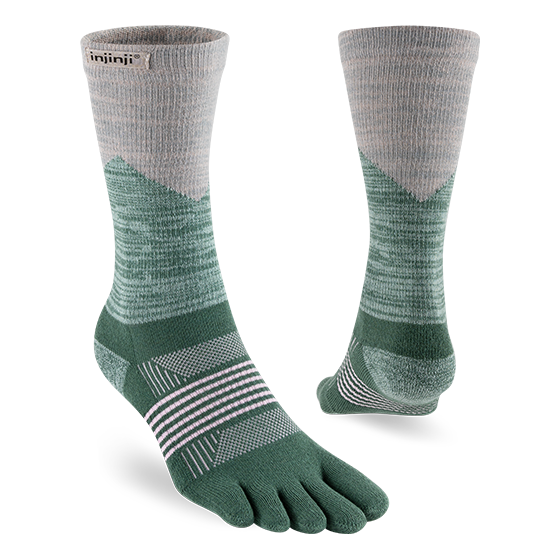 Injinji TRAIL Womens Specific Midweight Crew Running Socks