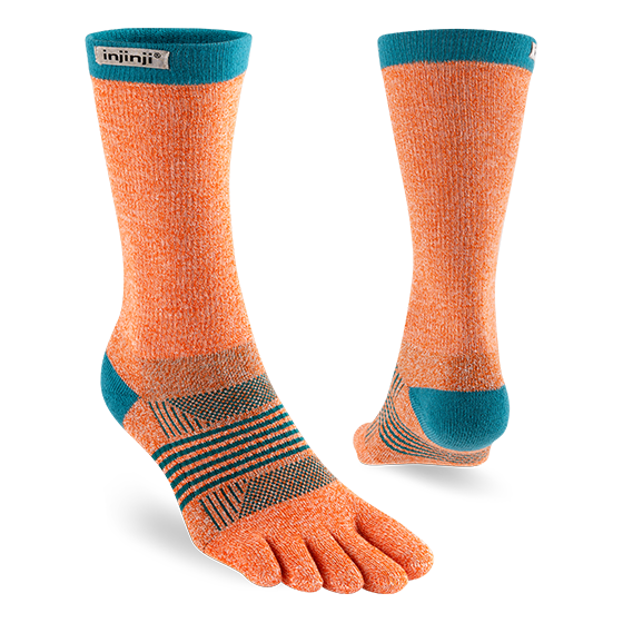 Injinji TRAIL Womens Specific Midweight Crew Running Socks