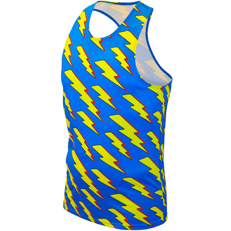 BOA Men's Competitor Lite Printed Singlet - Lightning