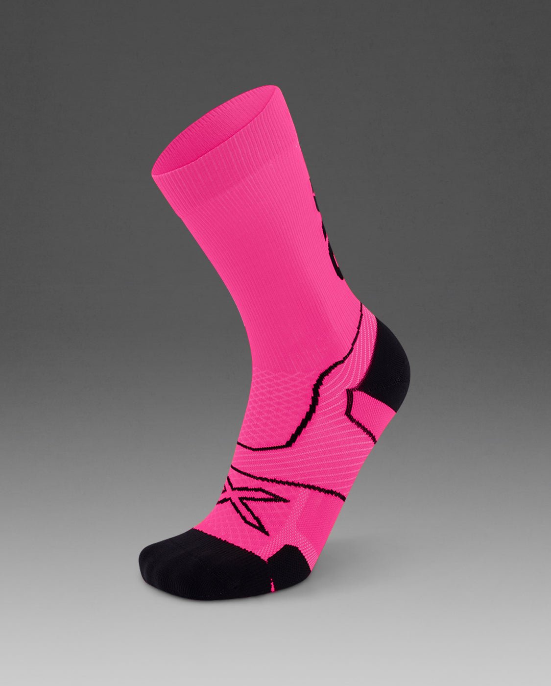 2XU Cushion Crew Sock - Run Trails