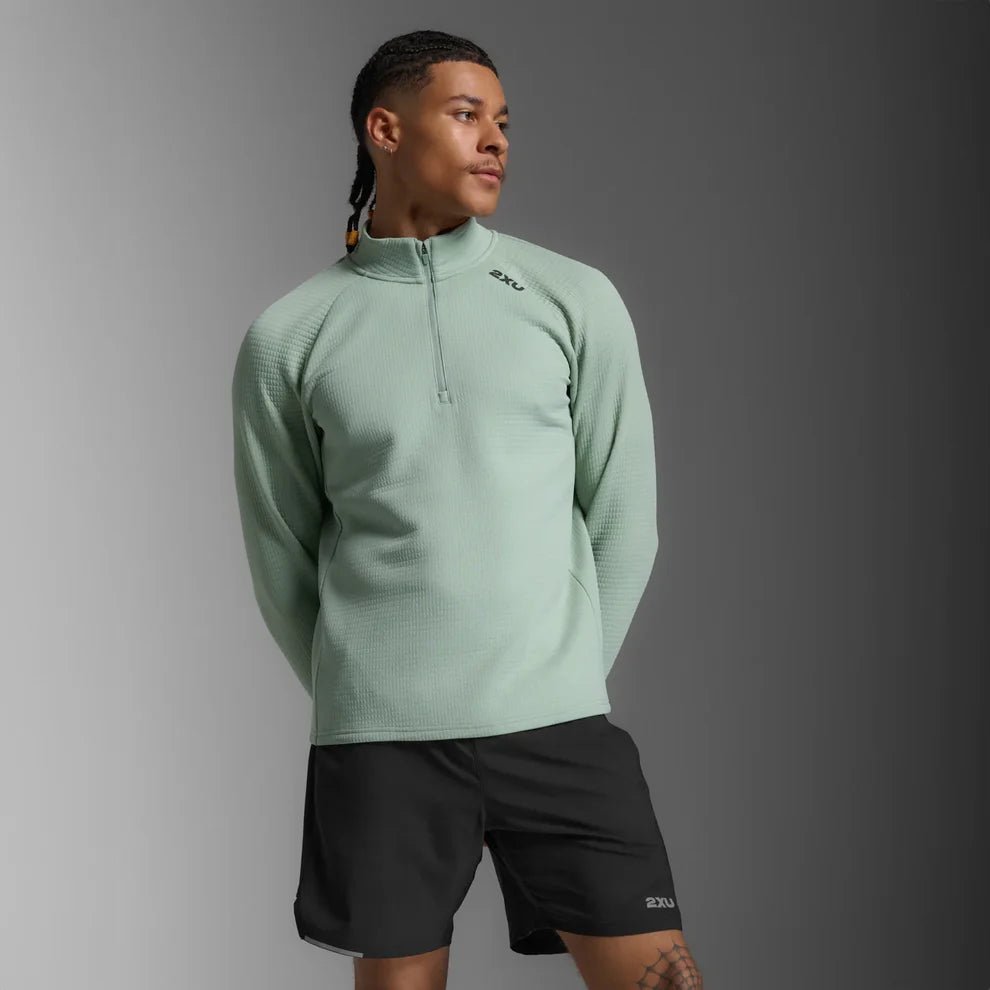 2XU Ignition Hyper - Haptic 1/4 Zip Men's - Run Trails