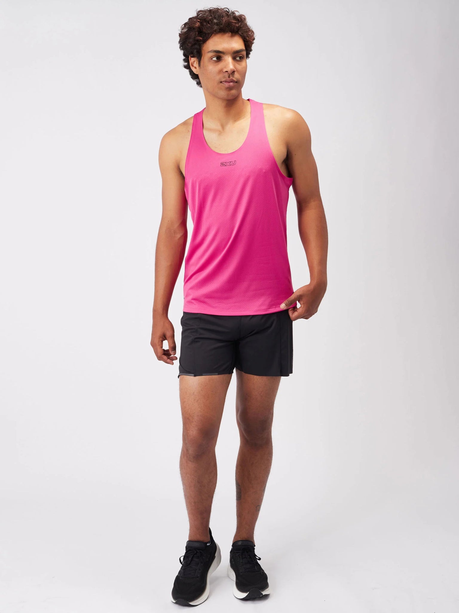 2XU Men's Light Speed Tech Singlet - Run Trails