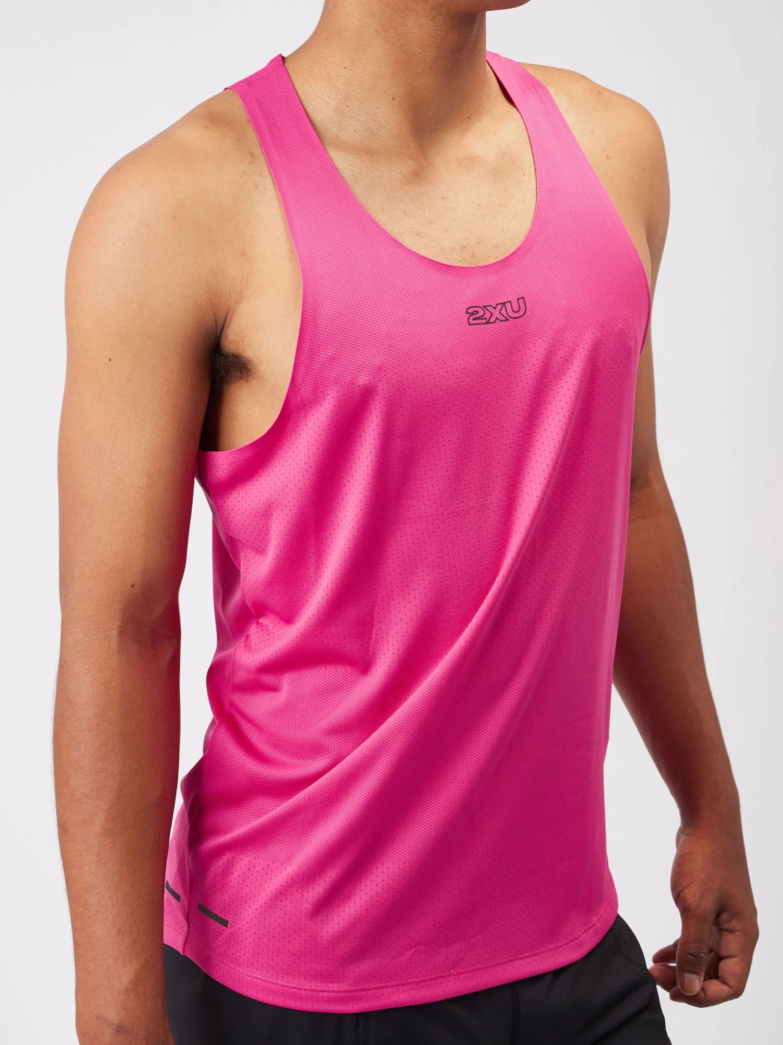 2XU Men's Light Speed Tech Singlet - Run Trails