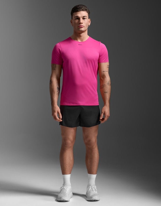 2XU Men's Light Speed Tech Tee - Run Trails