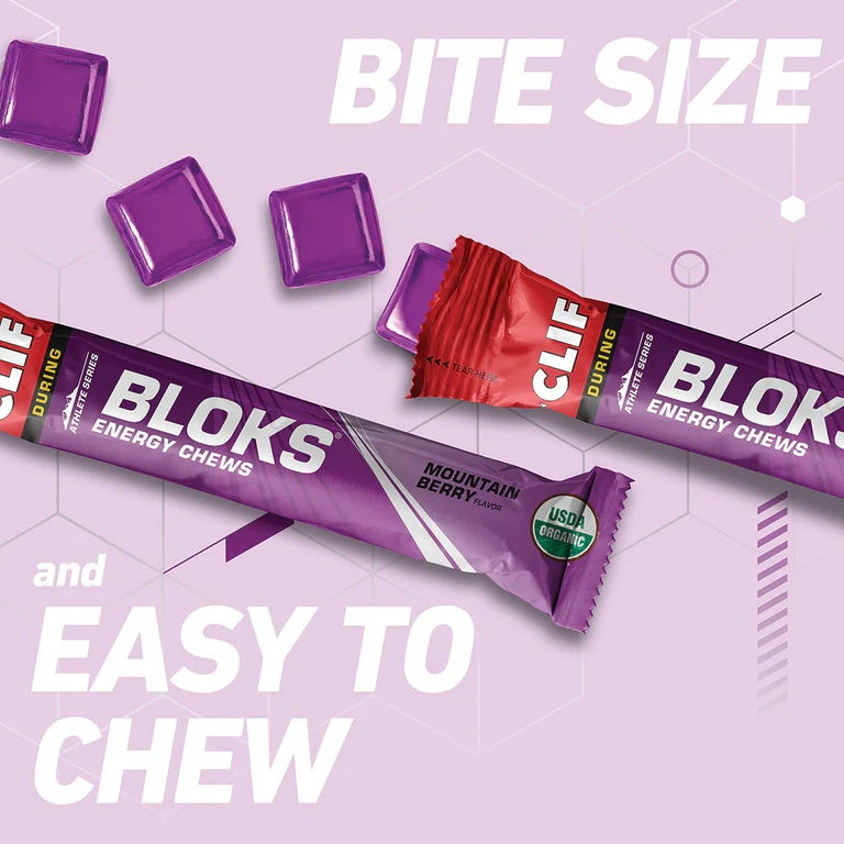 CLIF BLOKS ENERGY CHEWS - Mountain Berry