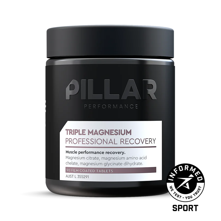 Pillar Performance  Triple Magnesium Professional Recovery  90 Tablets