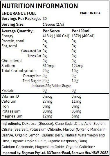 Tailwind Endurance Fuel - Cola Caffeinated