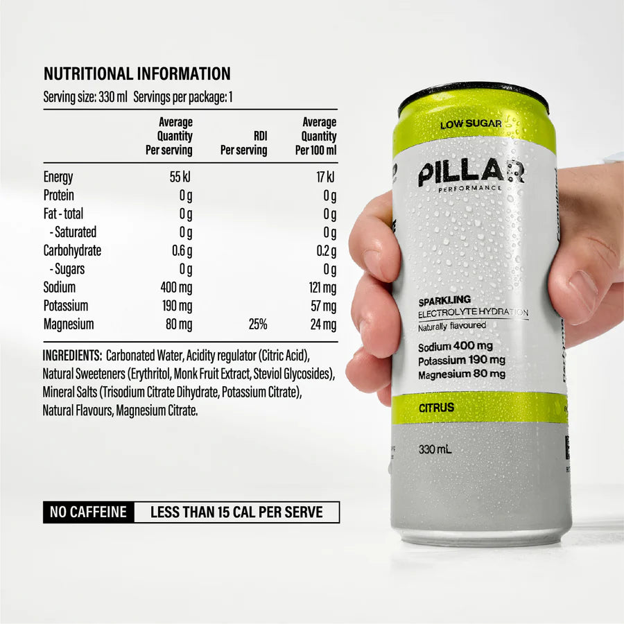 Pillar Sparkling Electrolyte Drink