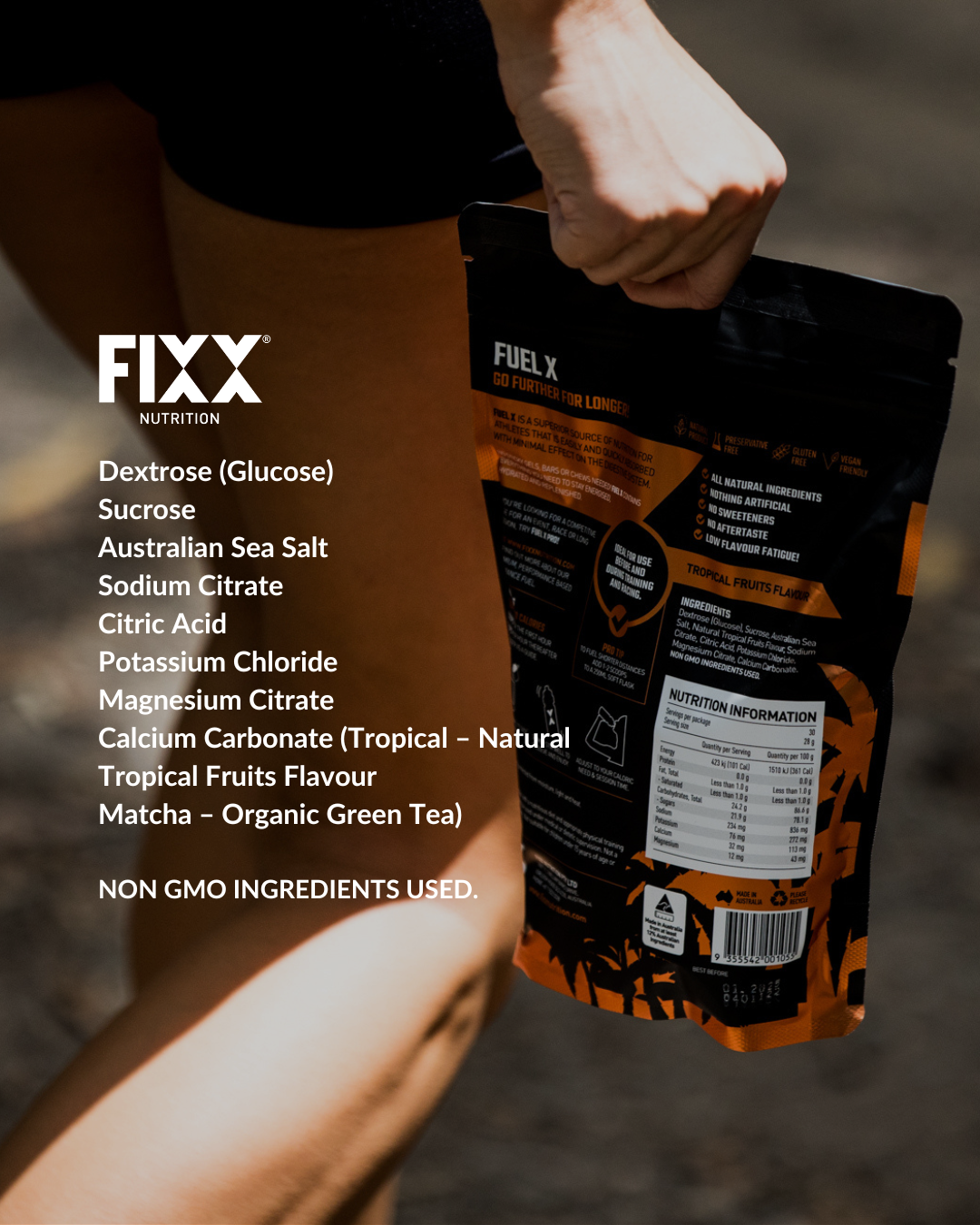 FIXX NUTRITION | FUEL X 55G SACHET BOX OF 12