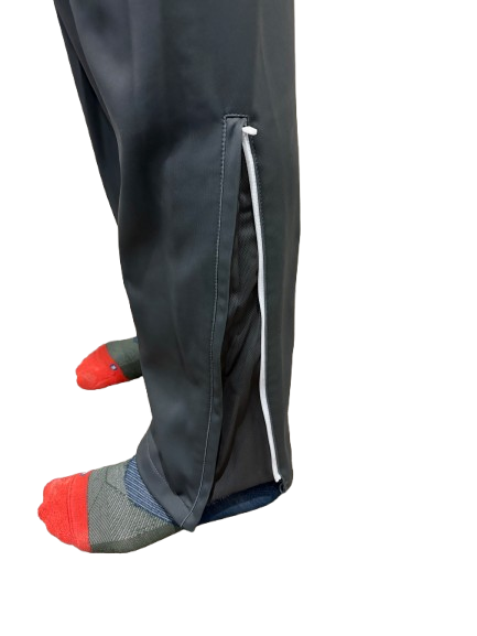 Run Trails Track Pants Fleece Lined + Leg Zipper