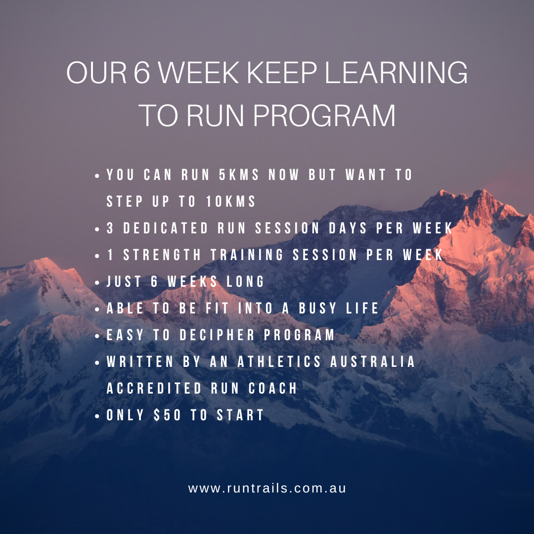 Keep Learning to Run 10km Training Plan