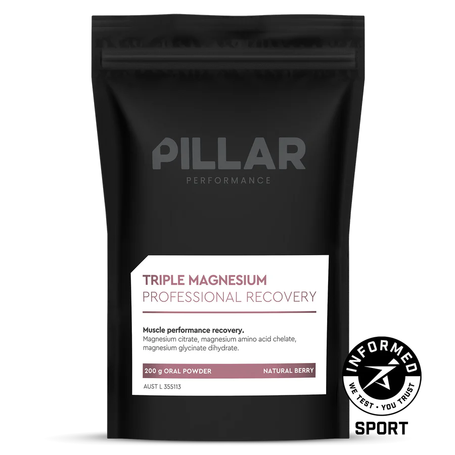 Pillar Triple Magnesium Powder - Natural Berry