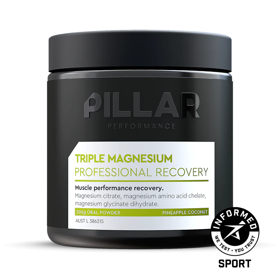 Pillar Triple Magnesium Powder - Pineapple Coconut 200g