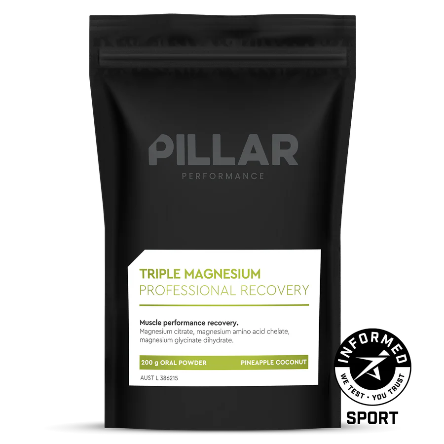 Pillar Triple Magnesium Powder - Pineapple Coconut 200g