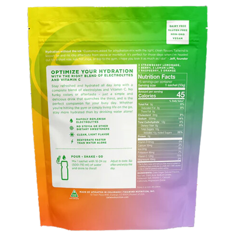 Tailwind Rapid Hydration Drink mix Variety Pack - 15 serves