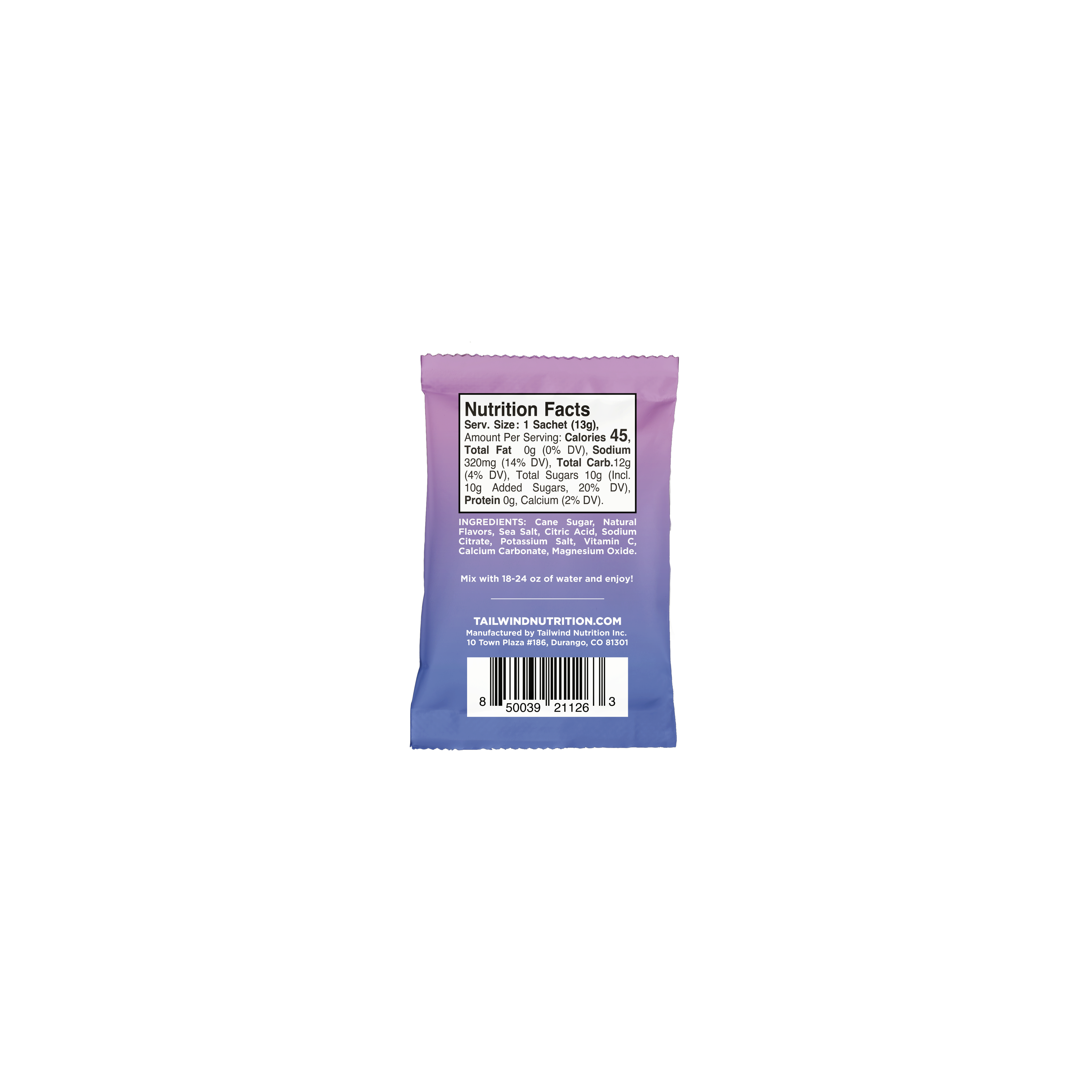 Tailwind Rapid Hydration Drink mix  - single serve